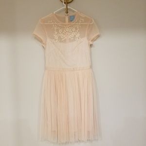 Ce Ce Peach Netting Dress